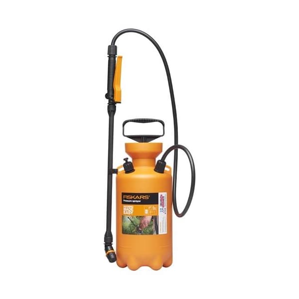 Fiskars 5l Letvægtspumpe Havetryksprøjte + Lanse
