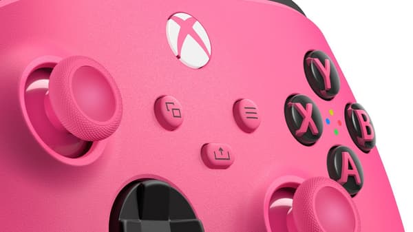 Microsoft Xbox trådlös handkontroll mörkrosa (QUA-00083)