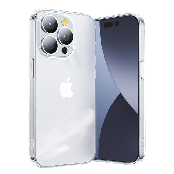 iPhone 14 Plus -kotelo, jossa kamerasuoja, läpinäkyvä 14Q