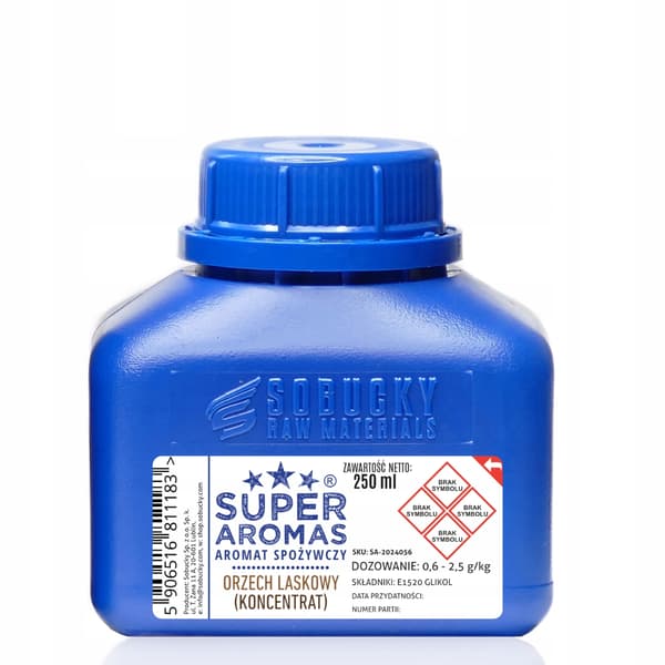 Superaromas Hasselnøddesmagskoncentrat 250 ml