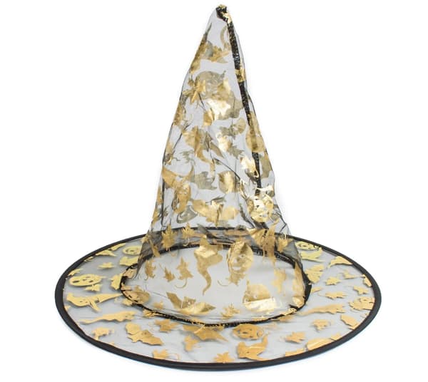 Baba Yaga Halloween kostume kappe med hat 80 cm