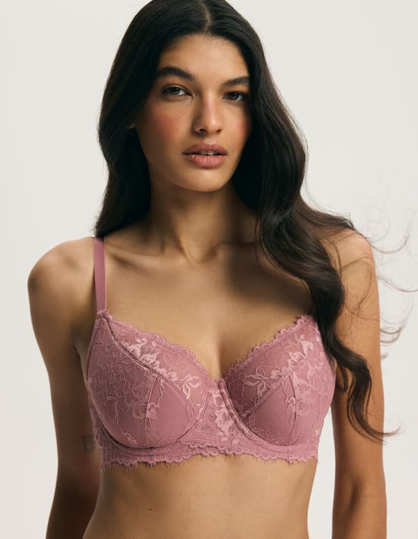 CLOE Esotiq halvvadderad bh | rosa 80E