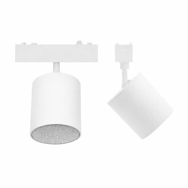 Bluetooth-högtalare för magnetiska spår SLIM TRACK 48VDC Vit