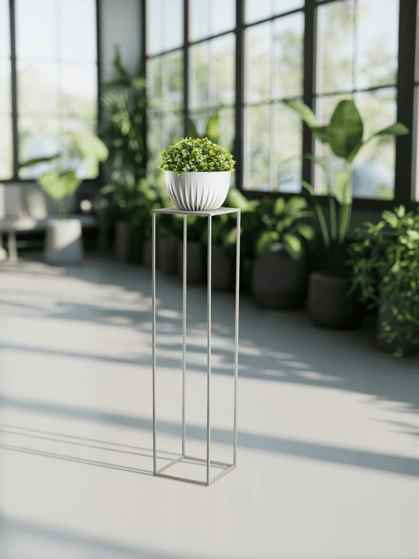 Blomstativ i metall 100 cm kashmir