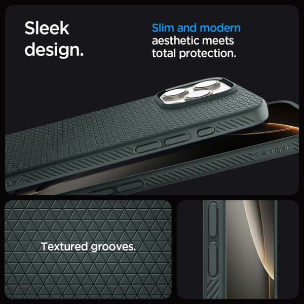 iPhone 16 Pro Max Liquid Air-skal – Grönt