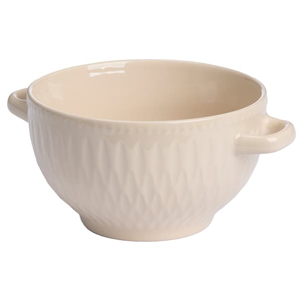 Beige suppeskål 650 ml