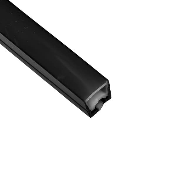 Joustava LED-silikoniprofiili musta 16x16mm