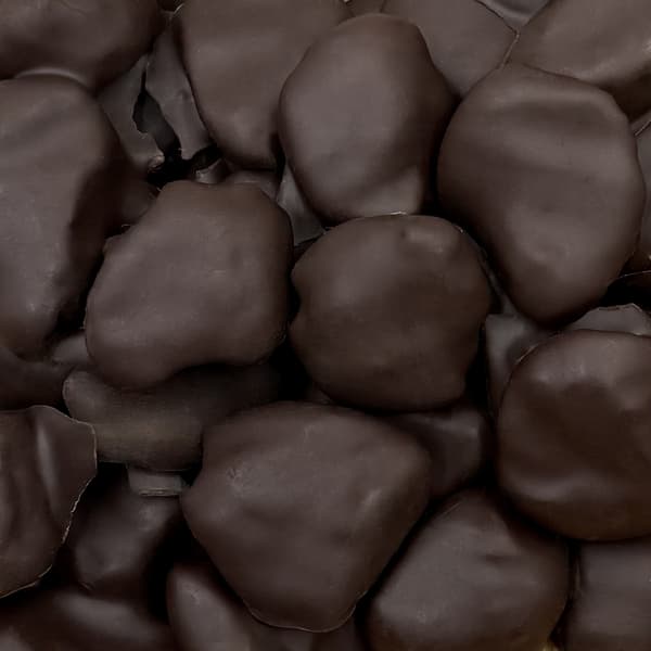 Tørrede blommer i mørk chokolade 500 g