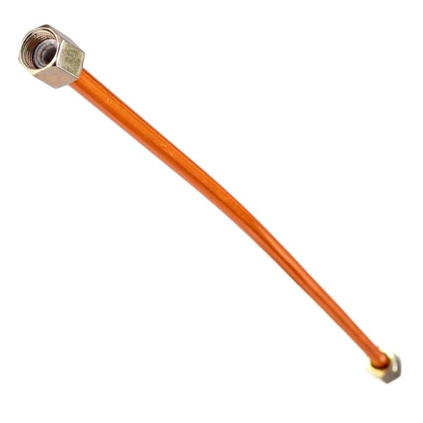 AAC030 6mm 30cm rör med muttrar för tryckbrytare