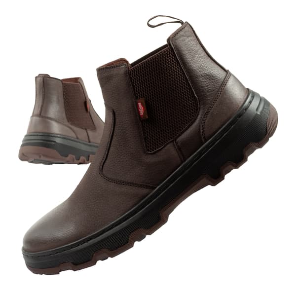 Lee Cooper Læder Grå/Kaffe [LCJ-25-33-3966M] stk. 43
