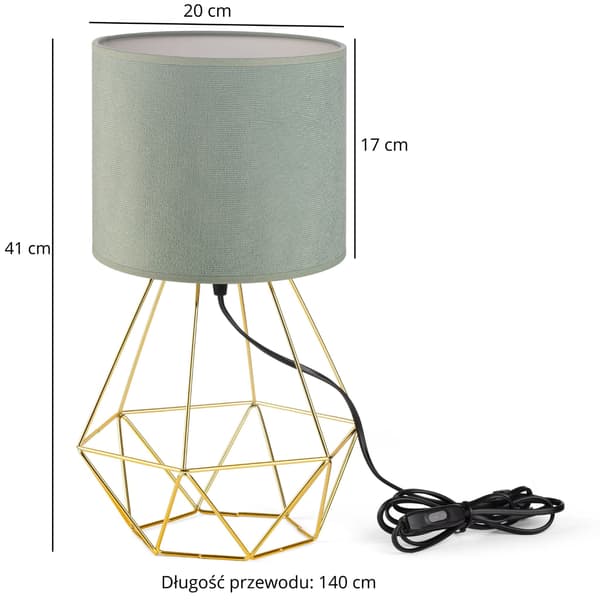 Tornado ASBZ lampe, salviefløjl