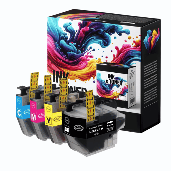 4x blæk til Brother GP-B3219XL CMYK