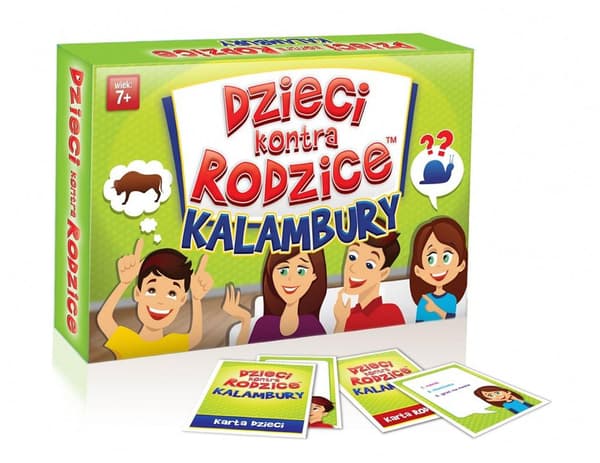 Lapset vs. vanhemmat. Charades. Lautapeli. Kenguru.
