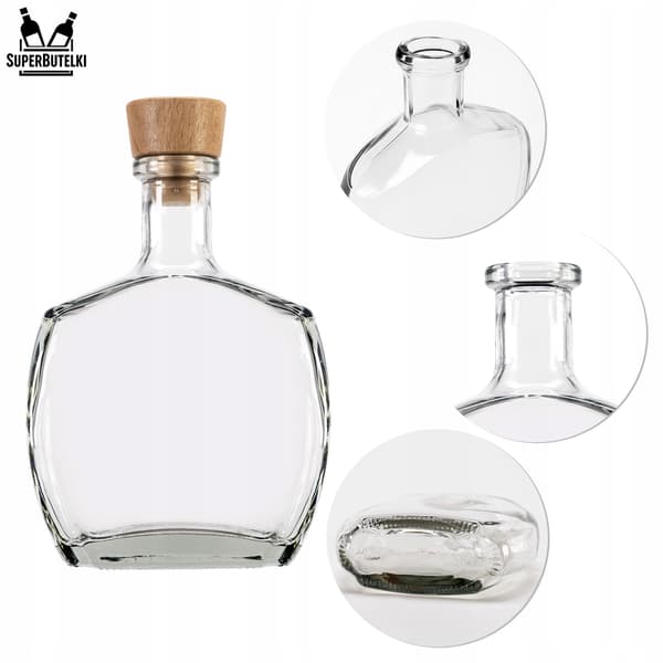Setti - 5x CARAFFA-pullo 500 ml