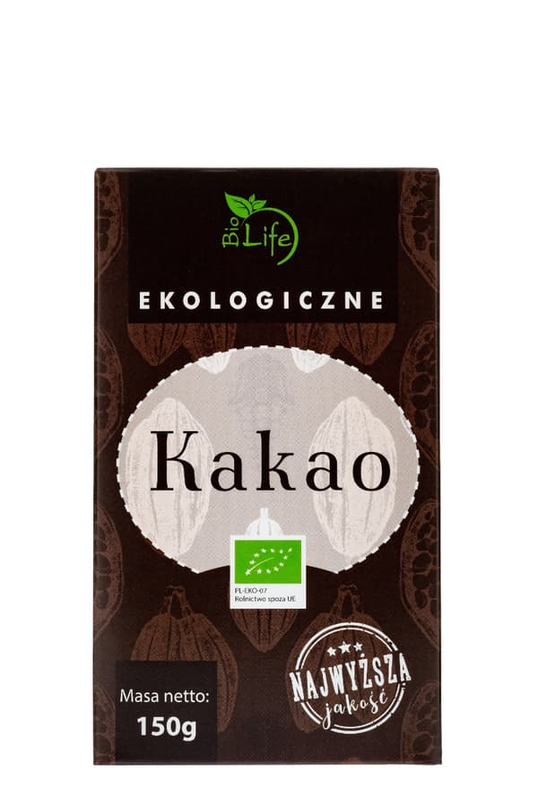 Luomukaakao 150 g KARTONKI