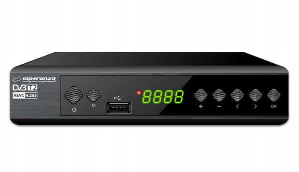 JORDBUNDET TV-TUNER DEKODER DVB-T2 FULL HD HDMI USB