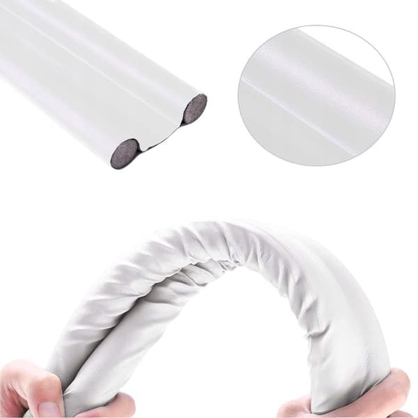 Skumdörrtätning 95cm Vit 2 st
