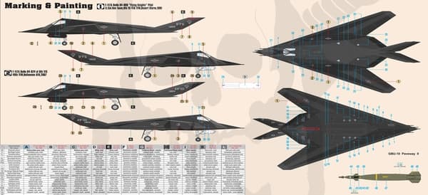 MCRZE05 F-117A Night Hawk starter