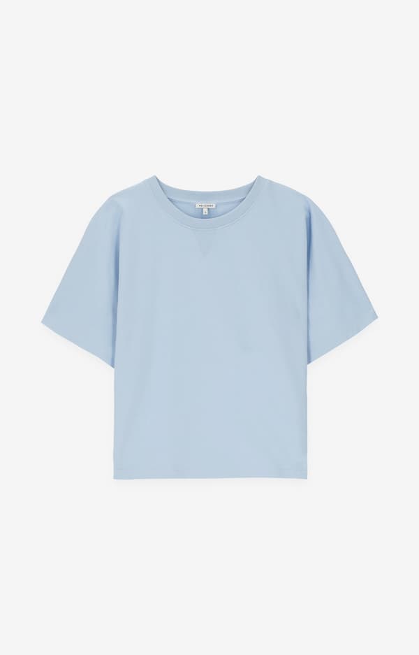 Økologisk bomulds oversize T-shirt L