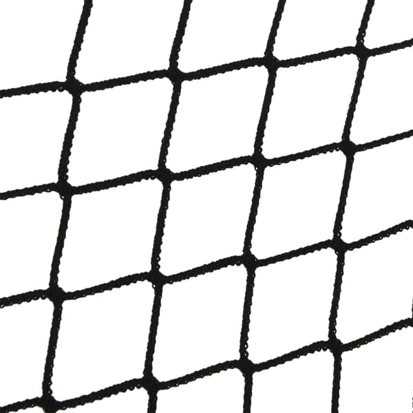 vidaXL Släpvagnsnät med elastiskt rep svart 4,5x2,5 m PP