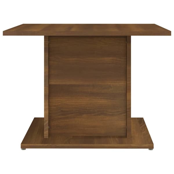 vidaXL sofabord brunt egetræ 55,5x55,5x40 cm