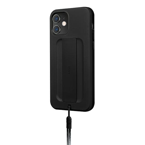 UNIQ Heldro cover med rem til iPhone 12 mini, sort