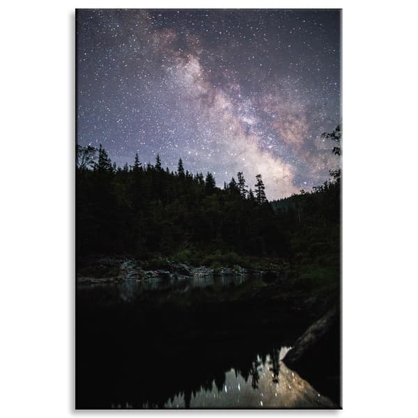 Lærredstryk Rummet Stjernehimmel 80x120