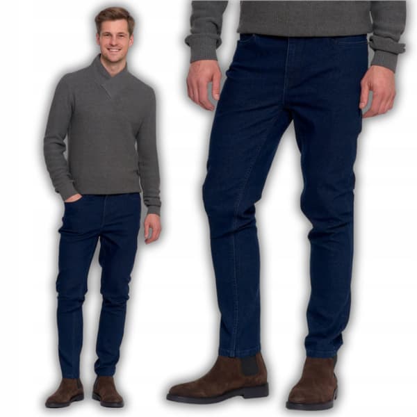 Moraj herrjeans med lige ben i klassisk elegance størrelse 34