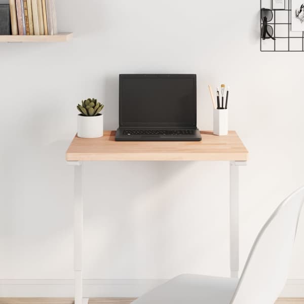 vidaXL bordplade 60x40x2,5 cm rektangulær massiv bøgetræ