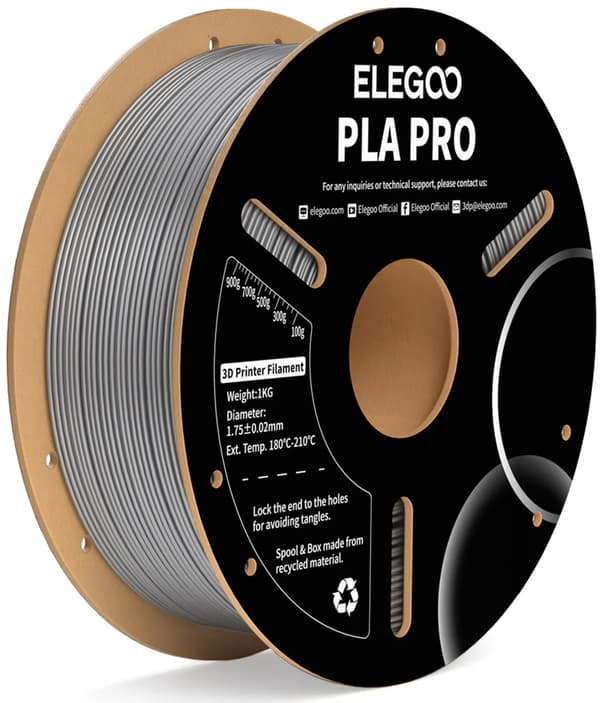 Elegoo PLA Pro hopeafilamentti 1kg