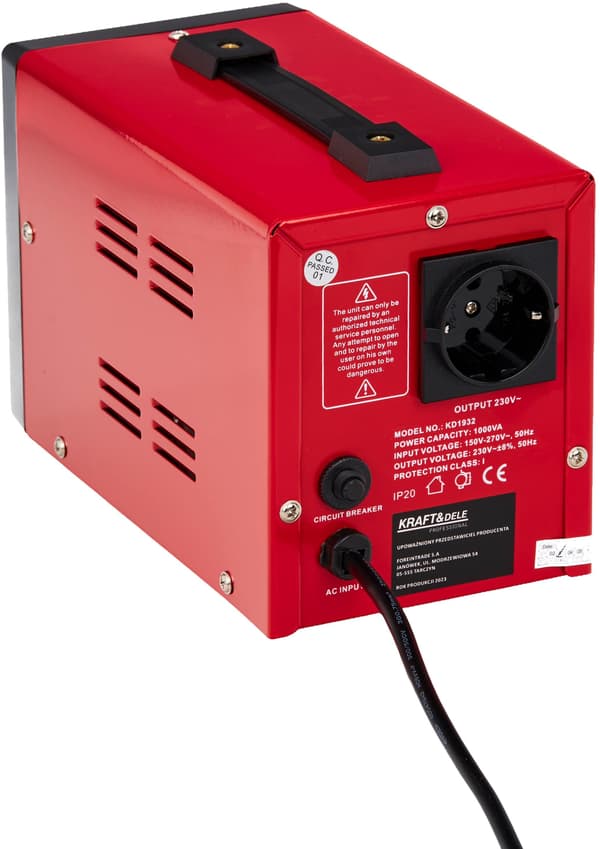 Spændingsregulator AVR 1000VA 230V KD1932