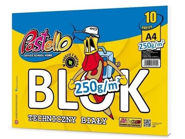 Teknisk blok A4 250g 10 ark