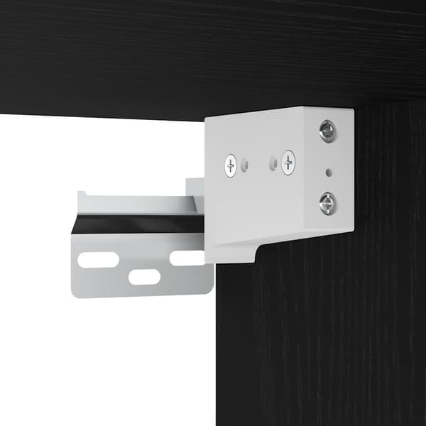 vidaXL garagevægskab sort limet træ