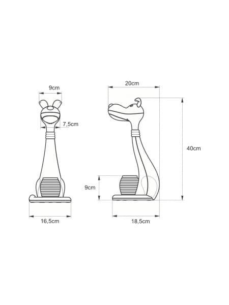 DOG skrivebordslampe K-BL-1607