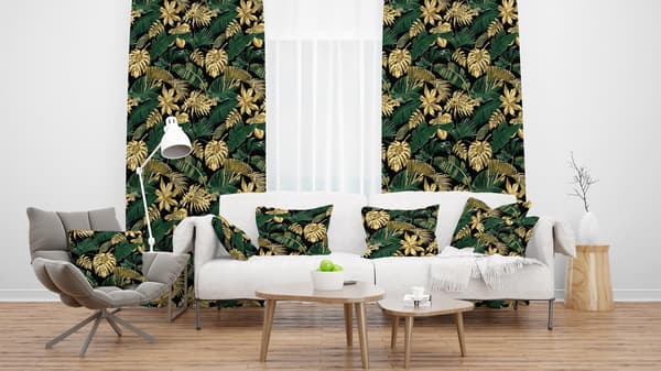 Gardin på tape print 100