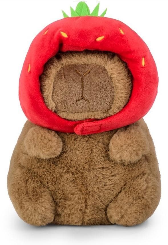 Kapybara-pehmolelu hatulla 20cm