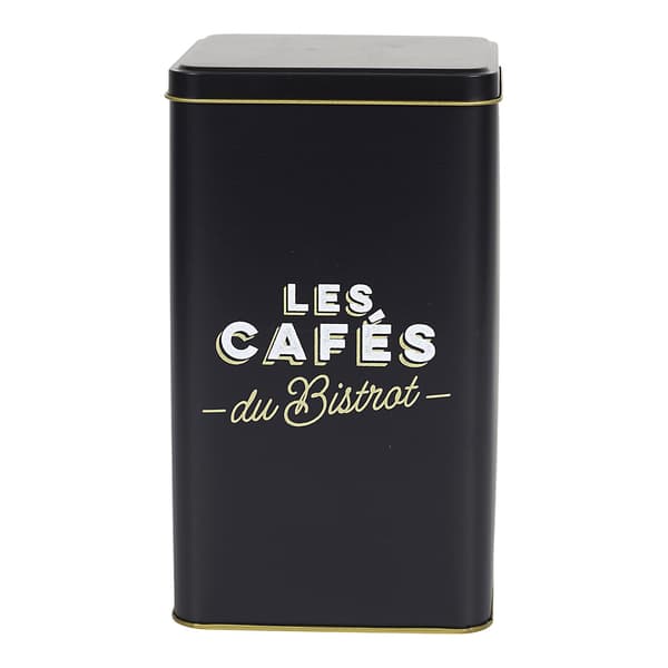 Bistrot kaffedåse sort