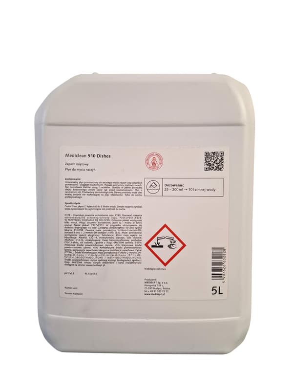Mediclean 510 diskmedel Mint 5L
