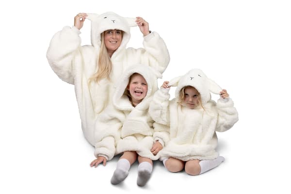 Oversized tæppe sweatshirt til børn Sheep Cozy Noxxiez CH330