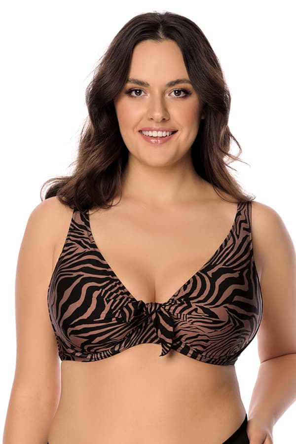 Vivisence 3203 Brun/Sort 95c Soft Bh Badedragt