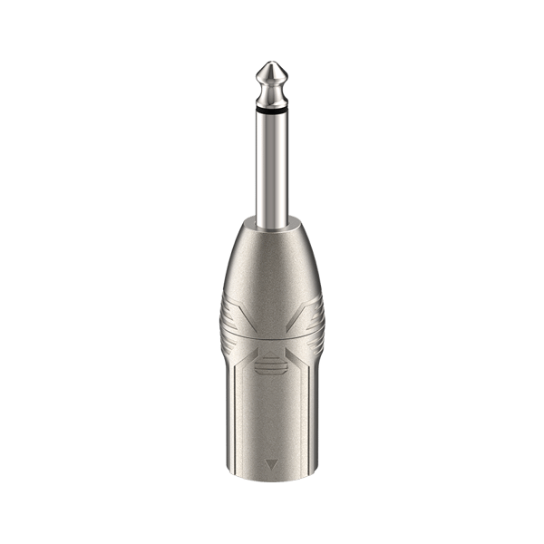 Adapter - XLR hane - Jack 6.3mm mono Roxtone RA2XMJM