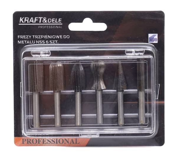 Skaftfräsar för metall 6 st KD11215