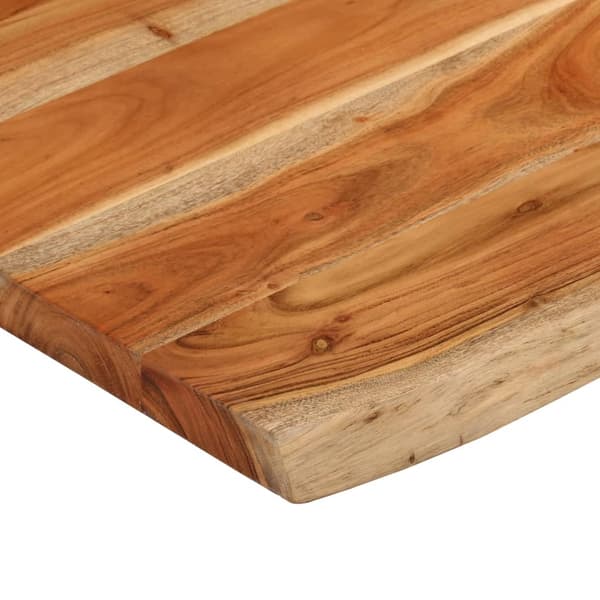 vidaXL badeværelsesbordplade, 70x60x2,5 cm, rektangulær, akacietræ