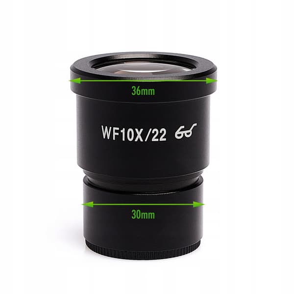 Okular til mikroskop WF10X/22 2 stk.