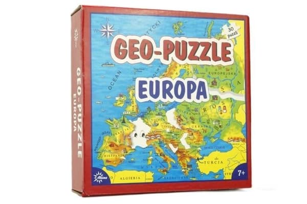 Geo-puslespil - Europa ABINO