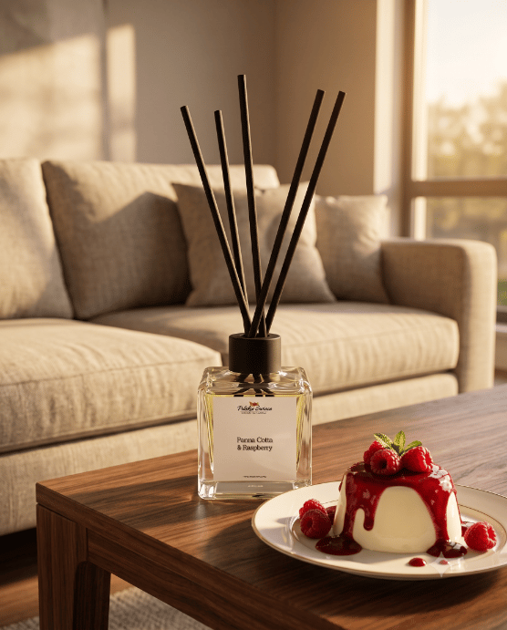 Panna Cotta Hallon Doftdiffusor