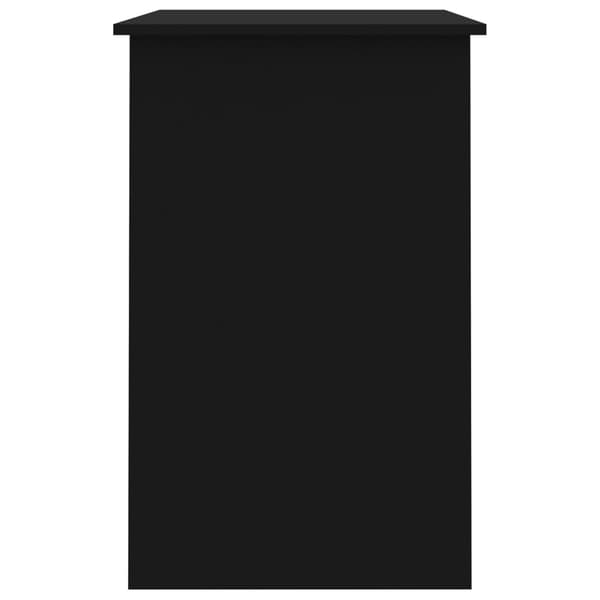 vidaXL skrivebord, sort, 100x50x76 cm, spånplade