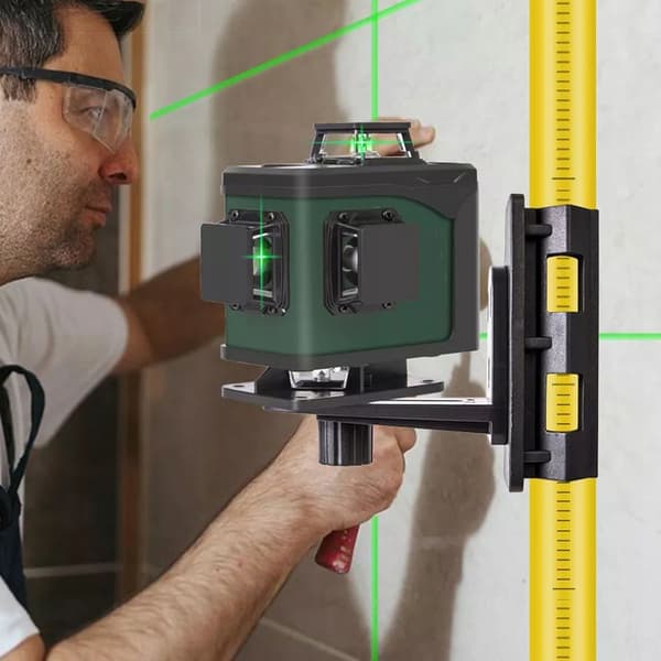 TELESKOPISK STATIV 2,85 M TIL LASER + ADAPTER TIL SKIMNING