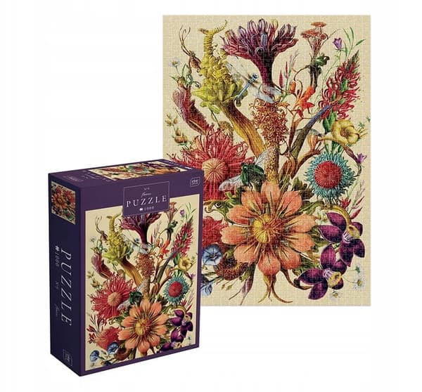 1000 brikkers puslespil. Blomster 5