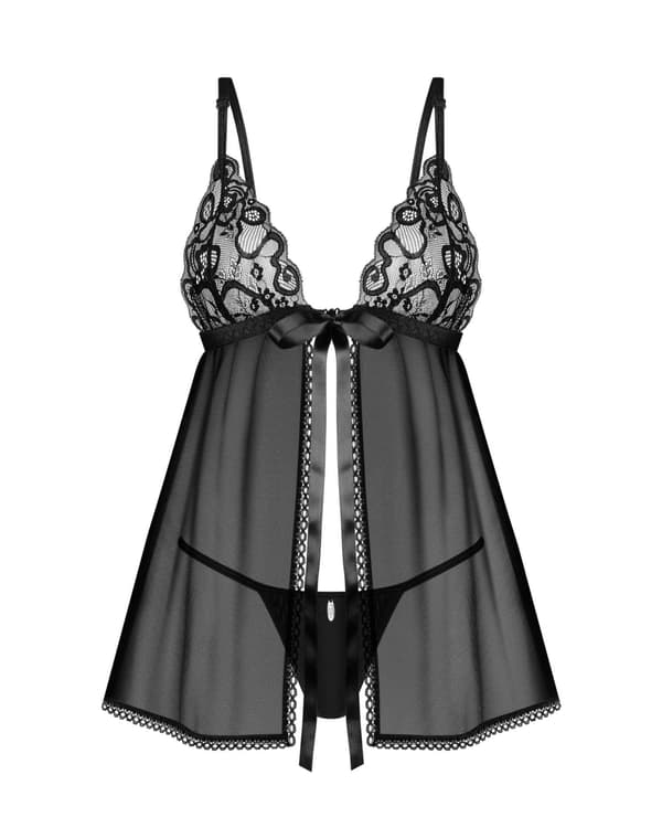 Blomentis-babydoll ja -stringit XL/2XL